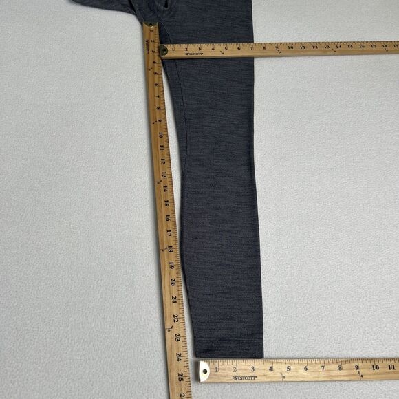 Lululemon 4 Align Pant II 25" Mini Heathered Herringbone Heathered Black White - Picture 6 of 6